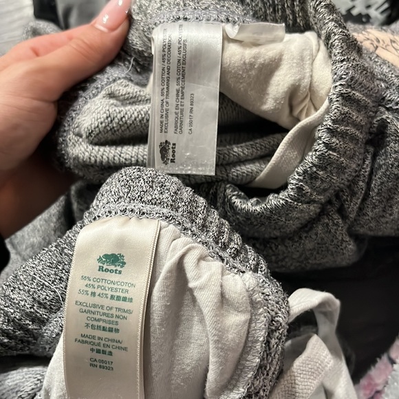 Two pairs of roots pants one had a small hole on the back side but it is fixed - Picture 5 of 5